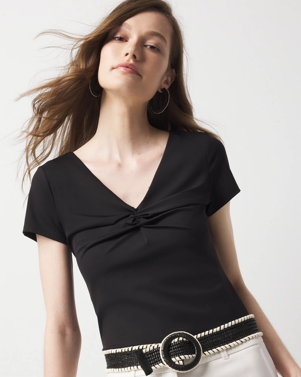 洋書 IN PERFECT SHAPE Sculpt Shape Square-Neck Top